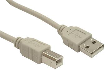Kabel propojovací USB A/B - datový, A samec/ B samec, 1.8m