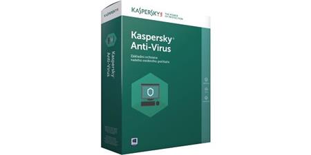 Kaspersky Anti-Virus 2019 CZ, 3PC, 1 rok, obnova