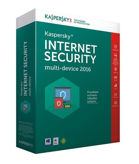 Kaspersky Internet Security MD 2016/2017 CZ 4 zařízení