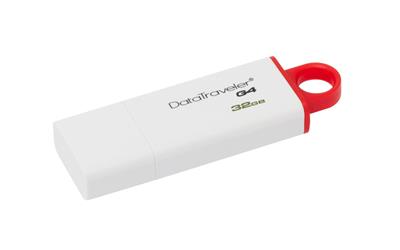 Kingston 32GB USB 3.0 Data Traveler G4 červený