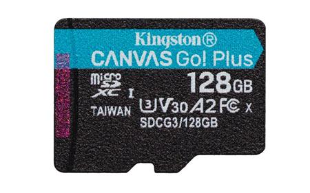 Kingston Canvas GO! Plus microSD 128 GB bez adaptéru