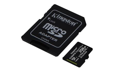 Kingston Canvas Select Plus microSD 256 GB + SD adaptér
