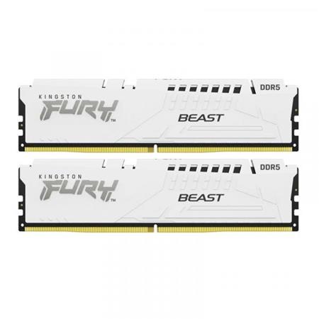 Kingston DIMM DDR5 (Kit of 2) FURY Beast White EXPO 32GB 5200MT/s CL36