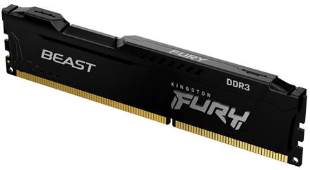 Kingston FURY Beast Black - 4GB DDR3, 1866MHz, CL10, DIMM