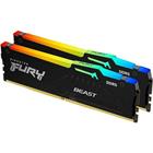 Kingston FURY Beast Black RGB EXPO 32GB DDR5 6000MHz CL36 / DIMM / Kit 2x 16GB