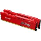 Kingston FURY Beast Red - 8GB (2x4) DDR3, 1866MHz, CL10, DIMM