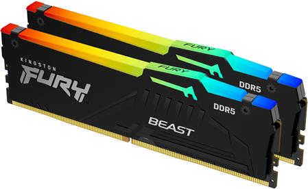 Kingston Fury Beast RGB DIMM DDR5 32GB 6000MHz CL40 (Kit of 2)
