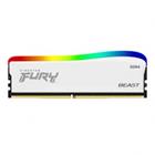 Kingston FURY Beast White DDR4 16GB 3200MHz CL16 1x16GB RGB White