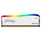 Kingston FURY Beast White DDR4 32GB (Kit 2x16GB) 3200MT s DIMM CL16 RGB SE