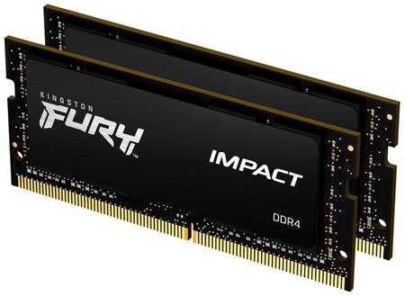 Kingston FURY Impact - 32GB (2x16) DDR4, 2666MHz, CL15, SODIMM 1Gx8