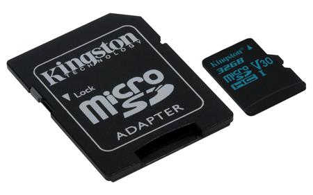 Kingston microSD Canvas Go 32GB + SD adaptér