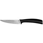 Lamart nůž univerzální 10cm čepel; soft rukojeť černá/titanium KANT