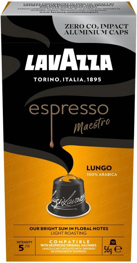 Lavazza espresso Maestro LUNGO - 10 ks, Nespresso ; 8000070053571