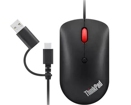 Lenovo myš ThinkPad USB-C USB-A Wired Compact