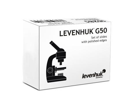 Levenhuk Čistá sklíčka Levenhuk G50, 50 ks