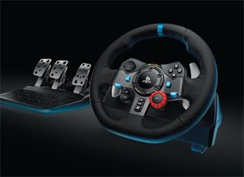 Logitech G29 Driving Force Racing Wheel, volant pro PlayStation 4, PlayStation 3 a PC