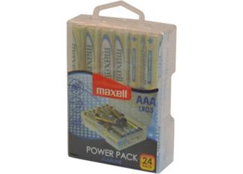 MAXELL Alkalické tužkové baterie LR03 24 BP POWER PACK 35041990