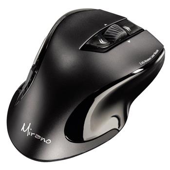 Mirano bezdrátová laserová myš, černá