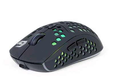 Myš GEMBIRD RAGNAR WRX500, černá, bezdrátová, podsvícená, 1600DPI, USB nano receiver