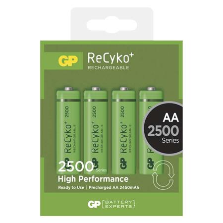 Nabíjecí baterie GP ReCyko+ 2500 HR6 (AA), krabička