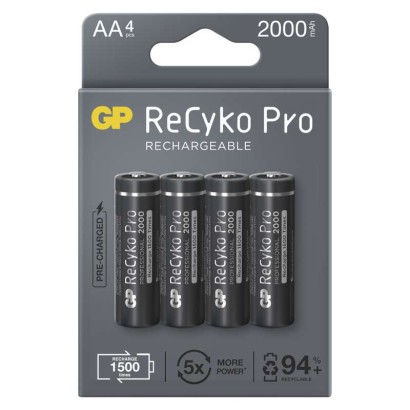 Nabíjecí baterie GP ReCyko Pro Professional AA (HR6) 4 ks v blistru