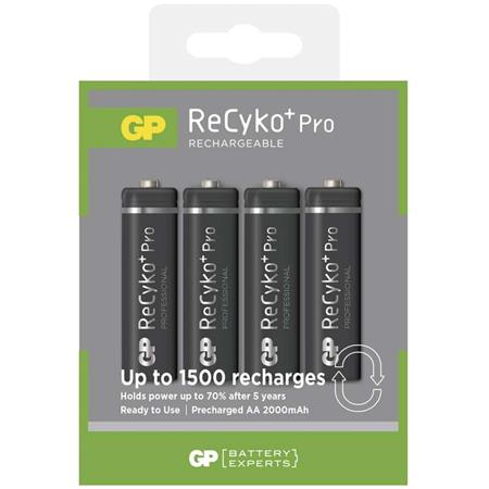 Nabíjecí baterie GP ReCyko+ Pro Professional HR6 (AA), krab. 4ks. bat