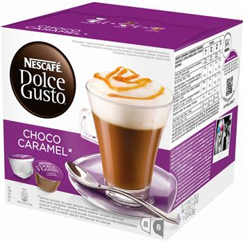 Nescafé Dolce Gusto Choco Caramel, 8 + 8 kapslí
