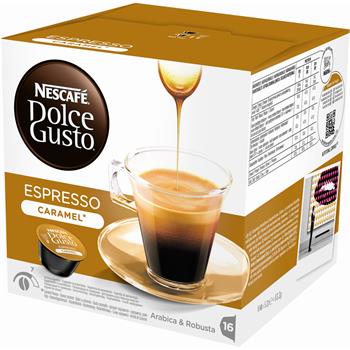 Nescafé Dolce Gusto Espresso Caramel, 16 kapslí