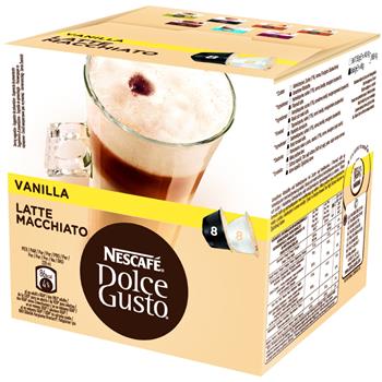 Nescafé Dolce Gusto Latte Vanilla, 8 + 8 kapslí