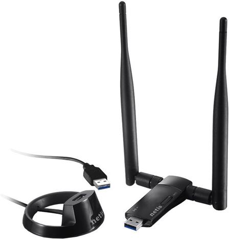 NETIS WF2190 Wifi USB adapter, AC1200 Mbps, 2xodnímatelná 5dB antena