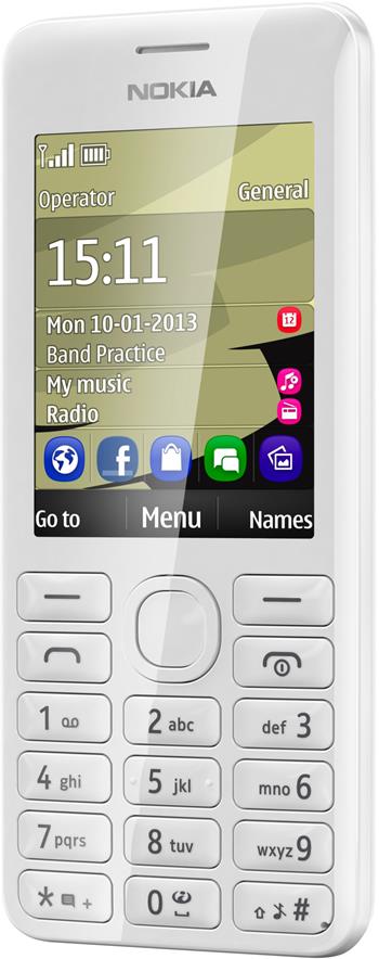Nokia 206 White