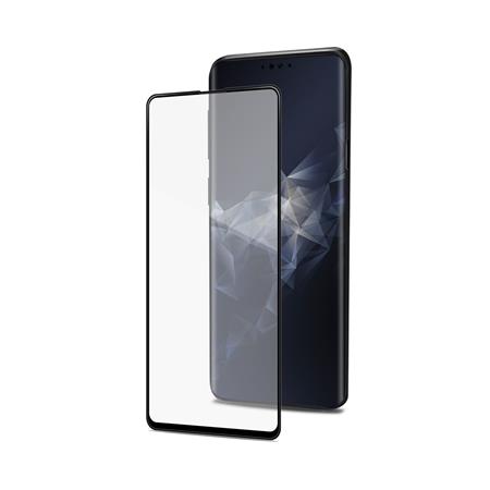 Ochranné tvrzené sklo CELLY 3D Glass pro Samsung Galaxy S10+, černé (sklo do hran displeje, anti blue-ray)