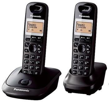 Panasonic KX-TG2512FXT, bezdrát. telefon, 2 sluchátka