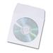 Papírová obálka s okénkem na CD/DVD, 100ks, bílá