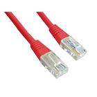 Patch kabel RJ45, cat. 5e, UTP, 0.5m, červený PP12-0.5M/R