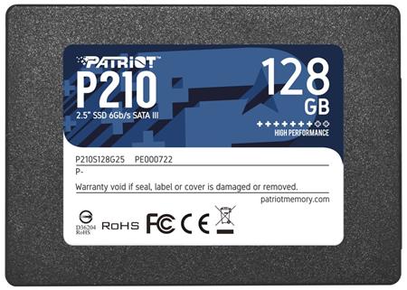 Patriot P210 128GB SSD / 2,5" / Interní / SATA 6GB/s / 7mm