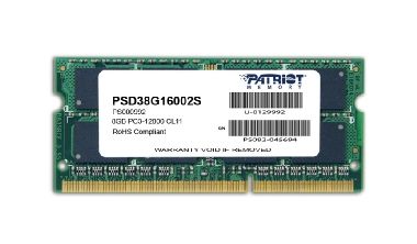 Patriot Signature Line 8GB DDR3 1600 SODIMM