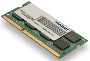 PATRIOT SO-DIMM 4GB DDR3 (1333MHz), CL9 DR