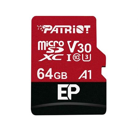 Patriot V30 A1 microSDXC - 64GB + adaptér