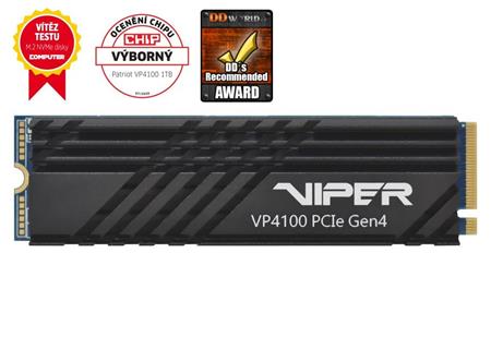 Patriot Viper Gaming VP4100 1TB SSD / Interní / M.2 PCIe Gen4 x 4 NVMe 1.3 / 2280