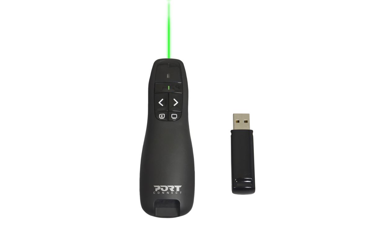Port Connect bezdrátové prezentační ukazovátko, zelený laser