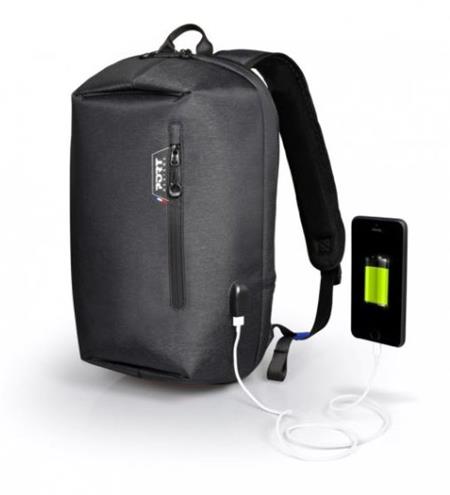 Port Designs San Francisco Backpack batoh na 15,6’’ notebook a 10,1" tablet, šedý
