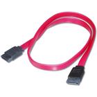 PremiumCord 0,75m datový kabel SATA 1.5/3.0 GBit/s červený