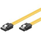 PremiumCord 1.0m SATA 3.0 datový kabel 1.5GBs / 3GBs / 6GBs, kov.západka
