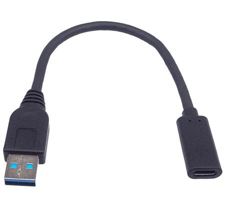 PremiumCord Adaptér kabelový USB 3.0 A male - USB-C female 20cm