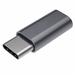 PremiumCord Adaptér USB 3.1 konektor C/male - USB 2.0 Micro-B/female, kovově šedý