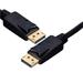 PremiumCord DisplayPort 1.4 přípojný kabel M/M, zlacené konektory, 1m