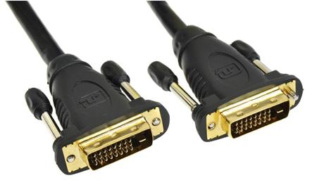 PremiumCord DVI-D propojovací kabel,dual-link,DVI(24+1),MM, 0.5m