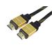 PremiumCord GOLD HDMI High Speed + Ethernet kabel, zlacené konektory, 10m