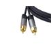 PremiumCord HQ stíněný kabel 2x CINCH-2x CINCH M/M 1,5m
